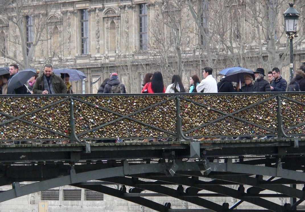 ponte des arts paris cadeados