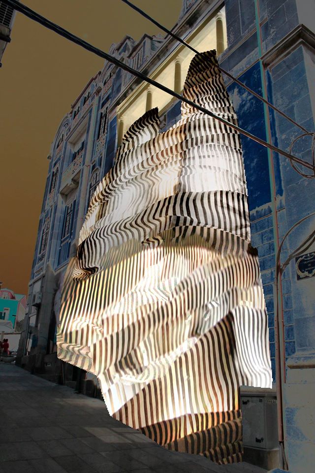 João Dias apresentar-se-á na 4.ª edição dos JARDINS EFÉMEROS com uma instalação artística a localizar entre a Rua Dr. Luis Ferreira e a Rua Dom Duarte, desenvolvendo-se sobre a fachada do edificio de remate da rua.