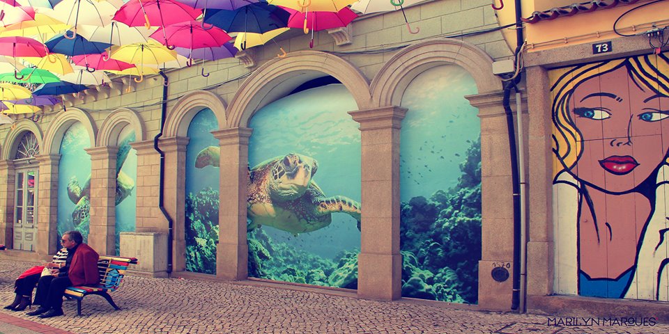 aquário águeda arte urbana