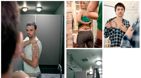 publicidade tatuagens criativo espelho