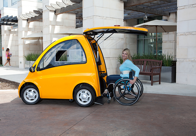 carro elétrico para utilizadores de cadeira de rodas