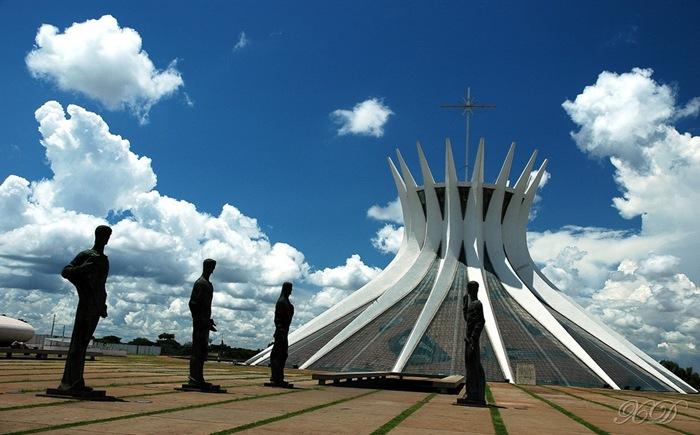 catedral de brasília brasil edifícios estranhos