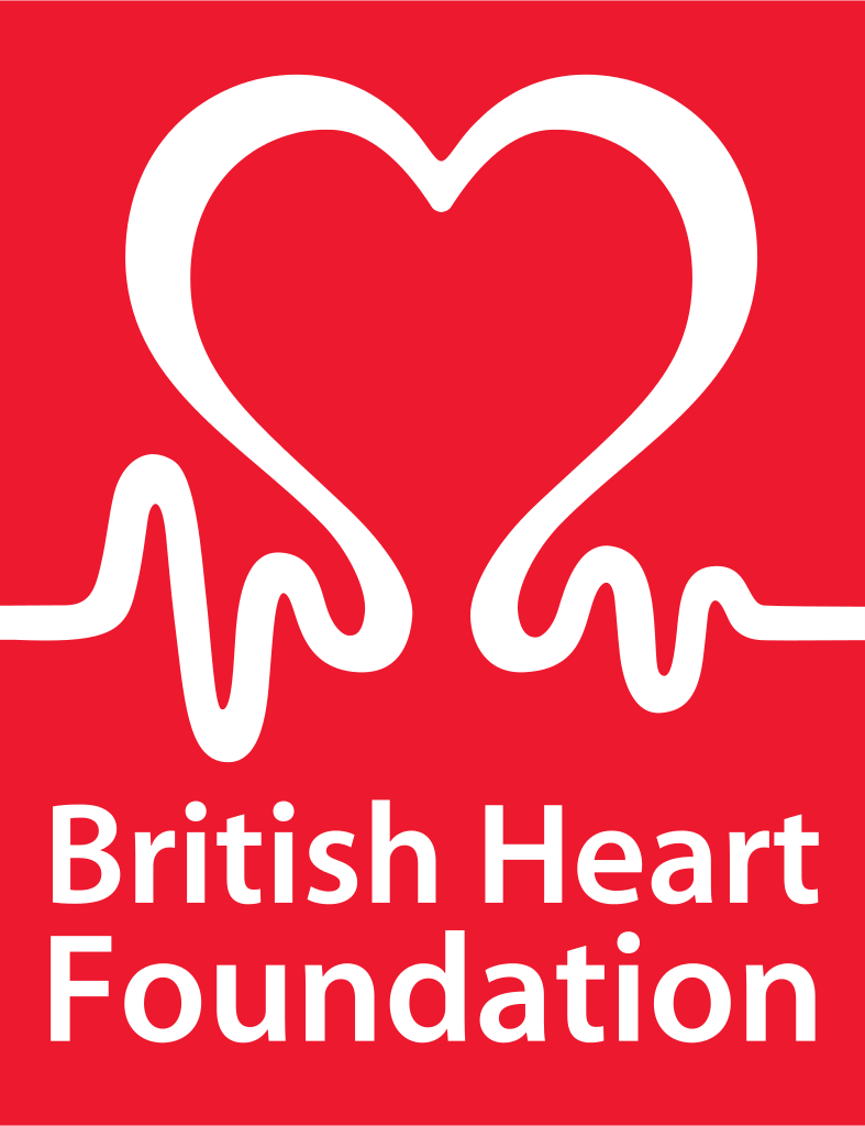 British_Heart_Foundation logotipo eletrocardiograma