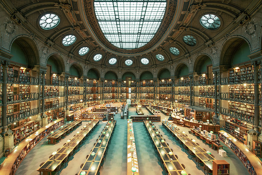 bibliotecas mais bonitas do mundo - biblioteca nacional frança paris