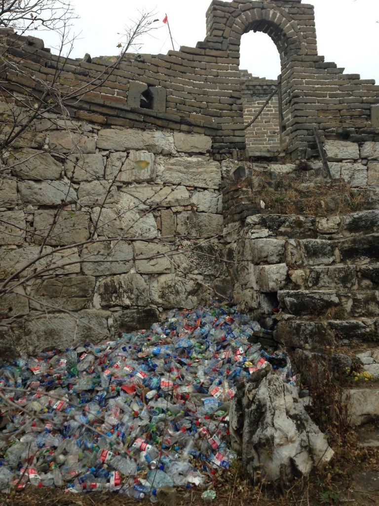 muralha da china lixo