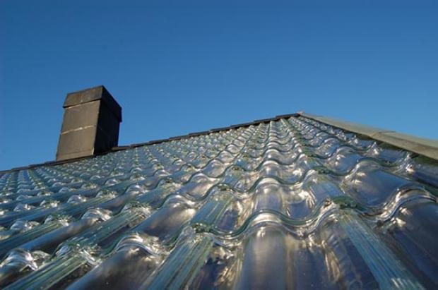 telhado de vidro aquece casa