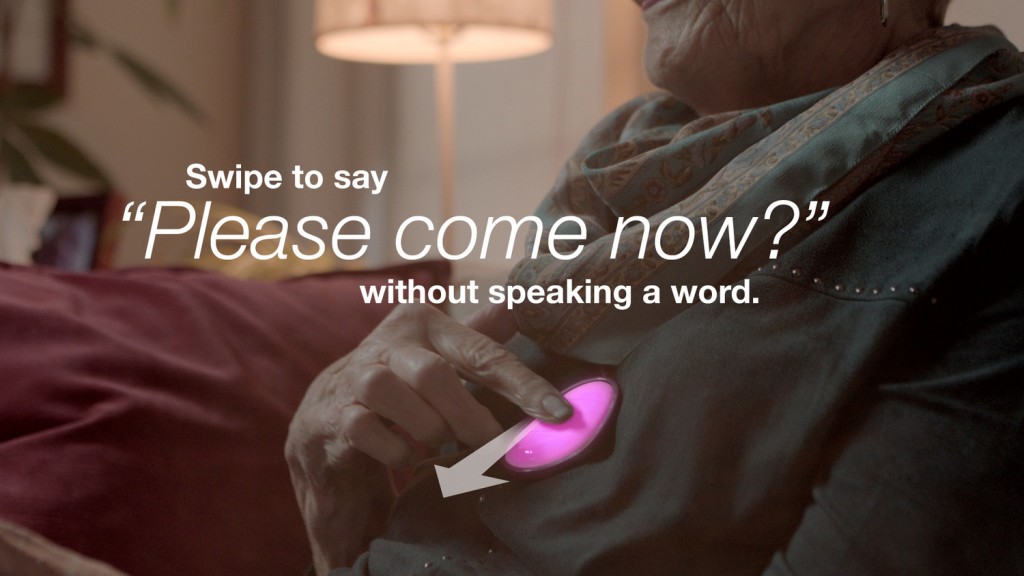 A empresa americana Smartstones criou um aparelho que permite enviar mensagens de emergência com um simples gesto.