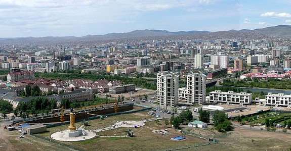 Mongólia Ulaanbaatar cidade poluição