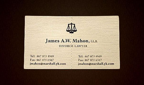 cartão de visita original advogado