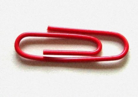 One_red_paperclip