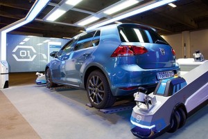 Parking-Robot-estacionamento alemanha aeroporto carro