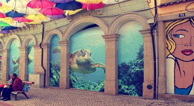 aquário águeda arte urbana