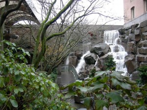 Waterfall Garden Park, Seattle, Washington