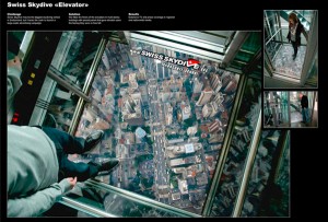 marketing de guerrilha skydiving queda livre