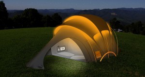 Orange-Solar-Tent-energia solar