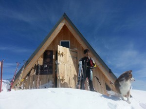 cabana de abrigo alpes inverno neve ski