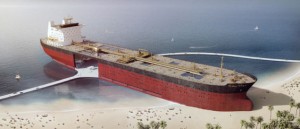 The Black Gold e é uma proposta para transformar um navio petroleiro abandonado gigante e reutilizá-lo como edifício público.