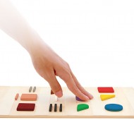 Hand Touching Color Code Board