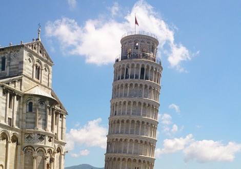 Torre de Pisa inclinação