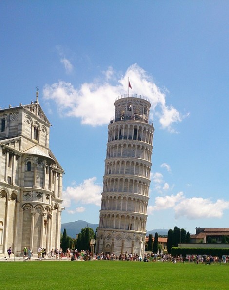 Torre de Pisa inclinação