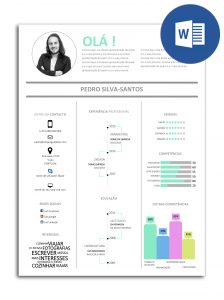 Modelo de currículo editável em Word - InfoGráfico