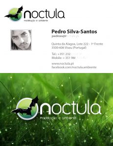 primeiro cartão pessoal Pedro Silva-Santos
